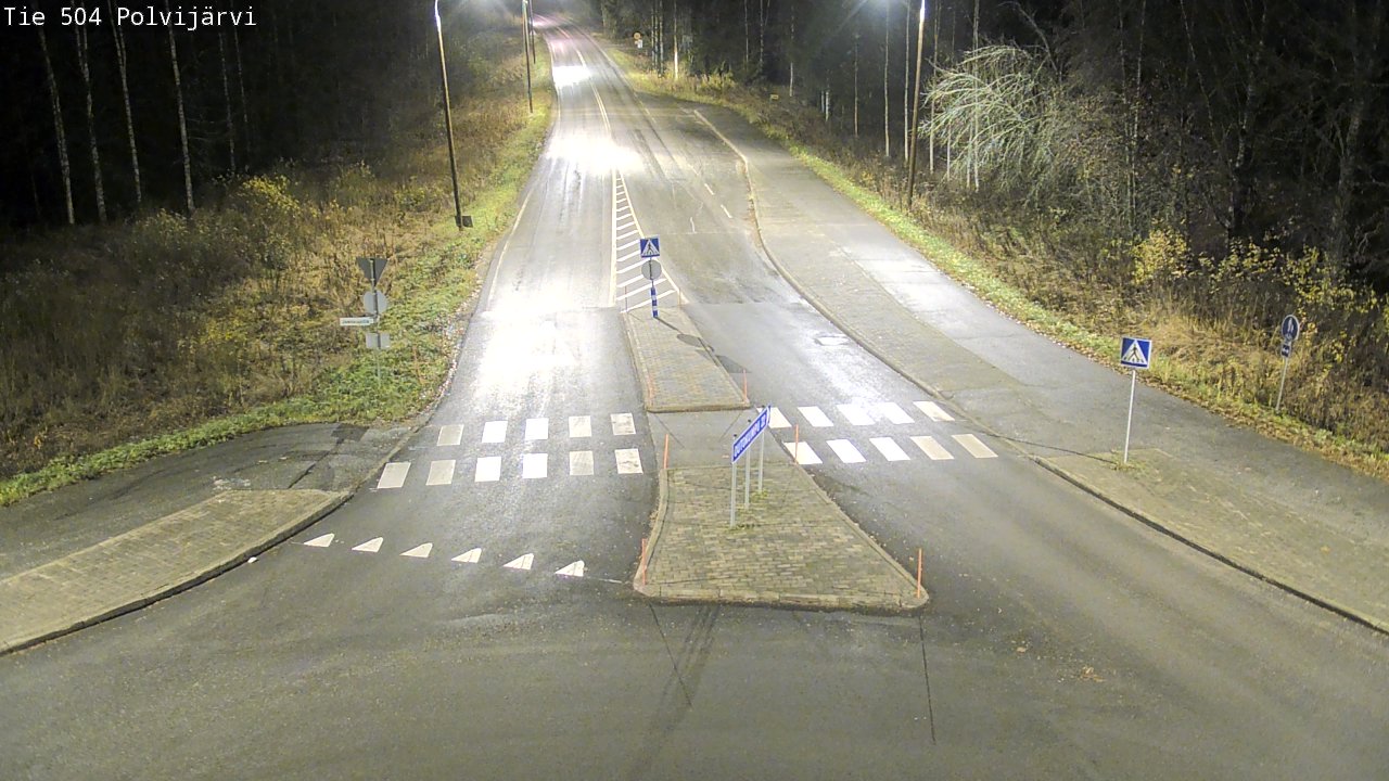 Kelikamerat Kuva Tie 504 Polvijärvi, Polvijärvi, Pohjois-Karjala