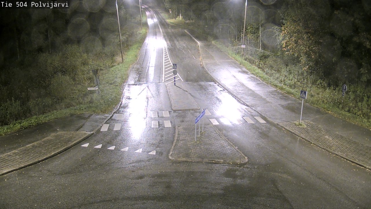 Weather Camera Image Road 504 Polvijärvi, Polvijärvi, Pohjois-Karjala