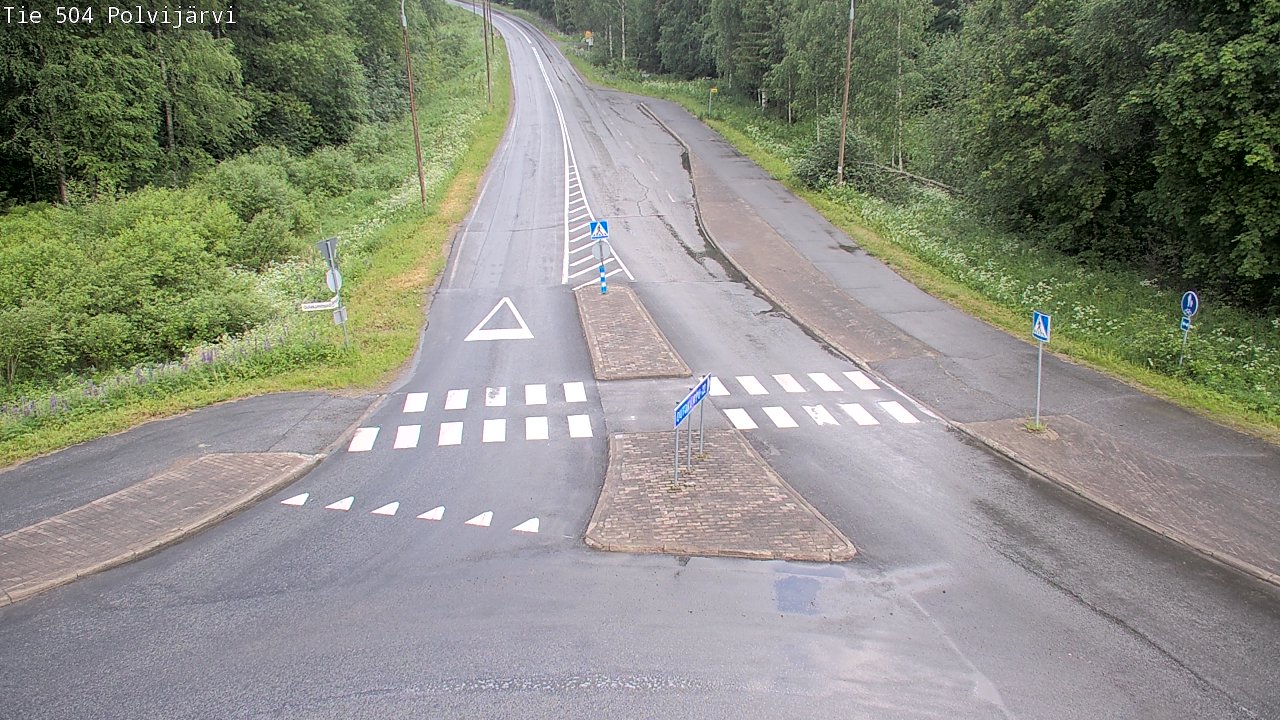 Weather Camera Image Road 504 Polvijärvi, Polvijärvi, Pohjois-Karjala