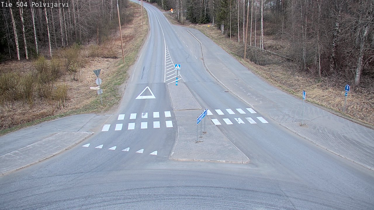 Weather Camera Image Road 504 Polvijärvi, Polvijärvi, Pohjois-Karjala