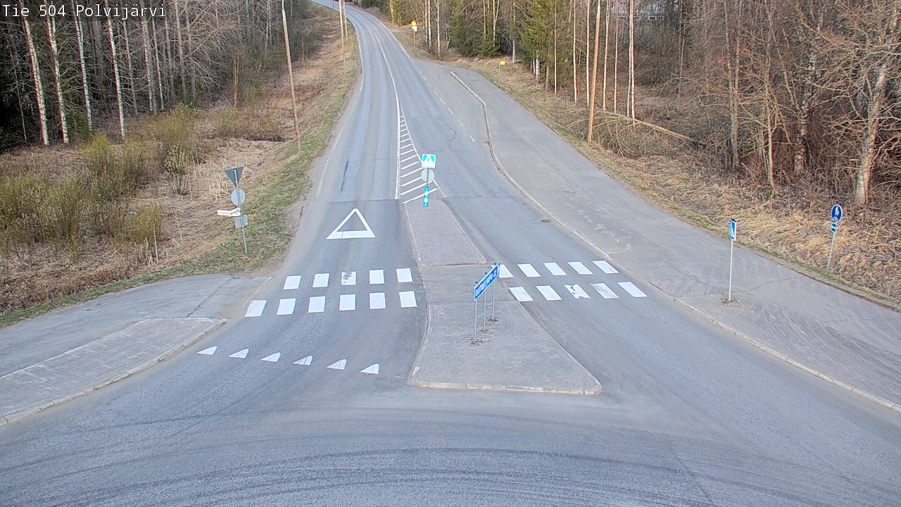Weather Camera Image Road 504 Polvijärvi, Polvijärvi, Pohjois-Karjala
