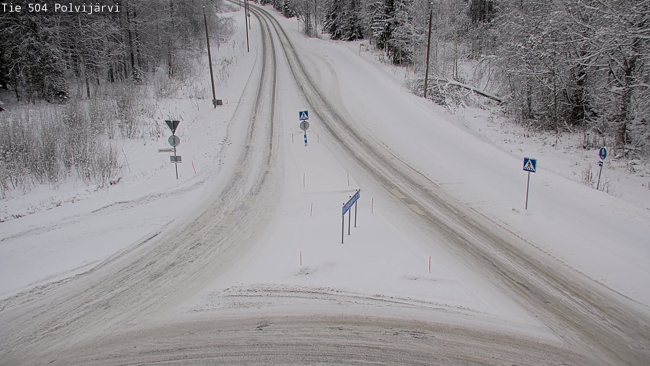 Weather Camera Image Road 504 Polvijärvi, Polvijärvi, Pohjois-Karjala