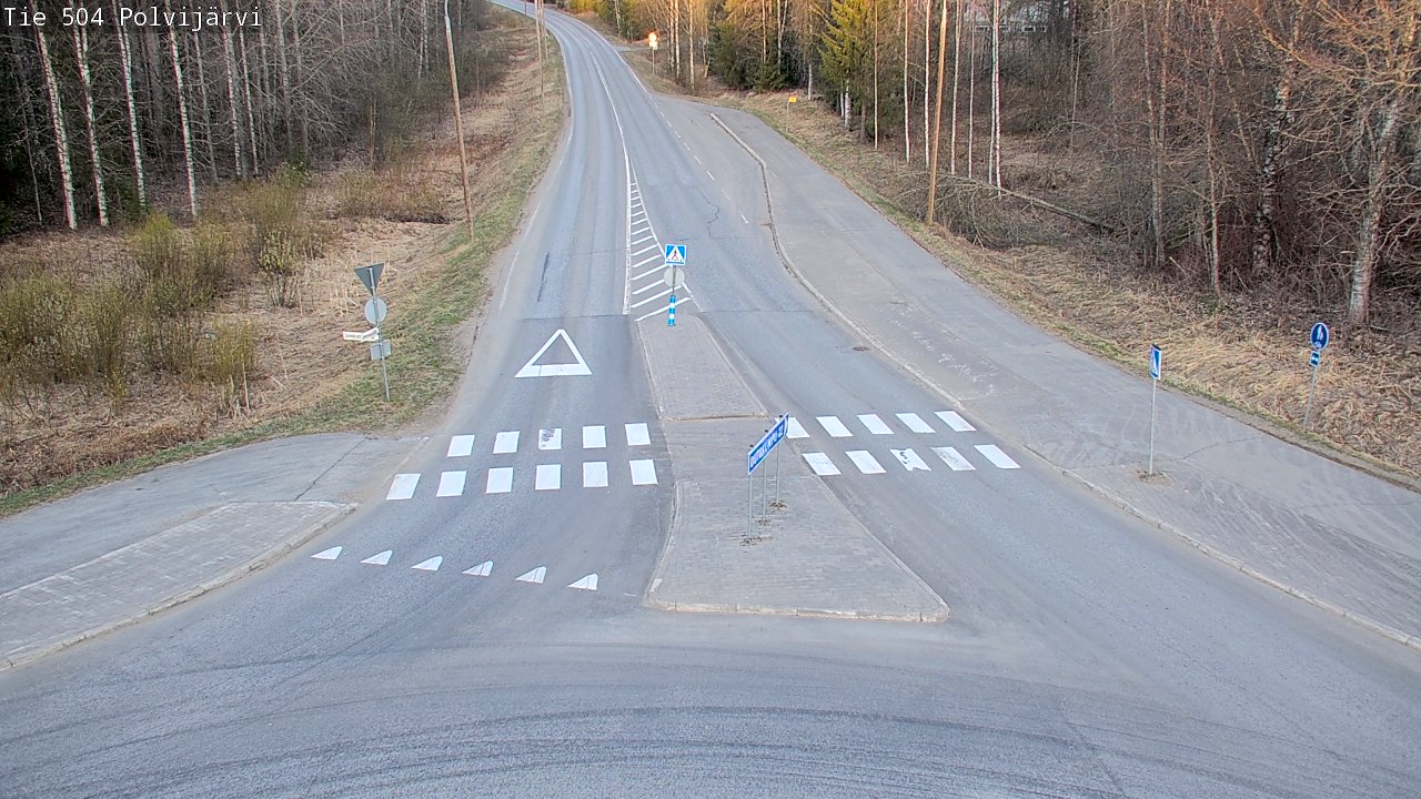 Weather Camera Image Road 504 Polvijärvi, Polvijärvi, Pohjois-Karjala