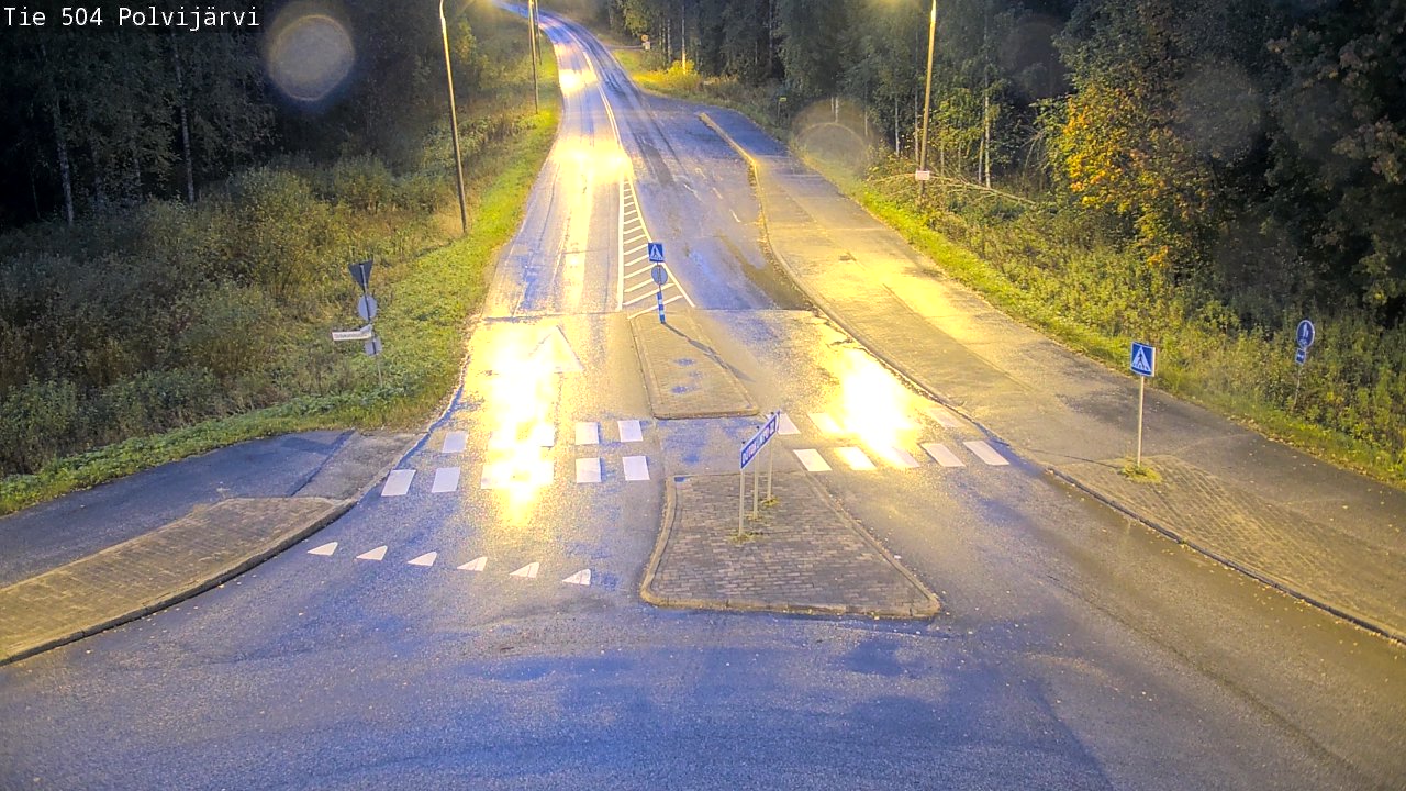 Weather Camera Image Road 504 Polvijärvi, Polvijärvi, Pohjois-Karjala