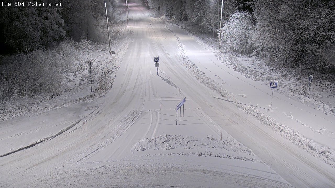 Kelikamerat Kuva Tie 504 Polvijärvi, Polvijärvi, Pohjois-Karjala