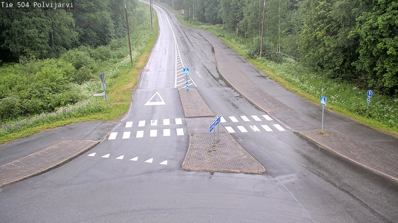 Weather Camera Image Road 504 Polvijärvi, Polvijärvi, Pohjois-Karjala