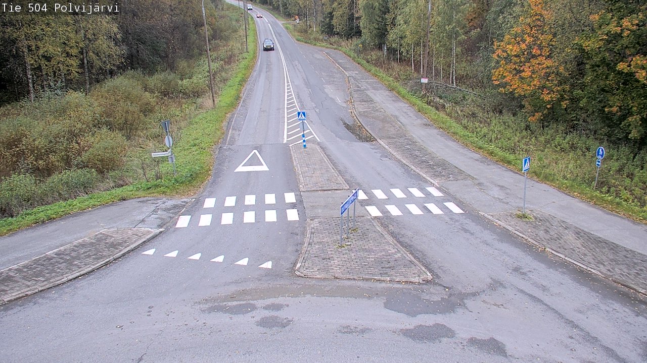 Kelikamerat Kuva Tie 504 Polvijärvi, Polvijärvi, Pohjois-Karjala