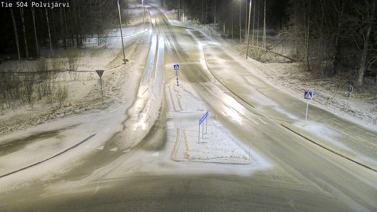 Kelikamerat Kuva Tie 504 Polvijärvi, Polvijärvi, Pohjois-Karjala