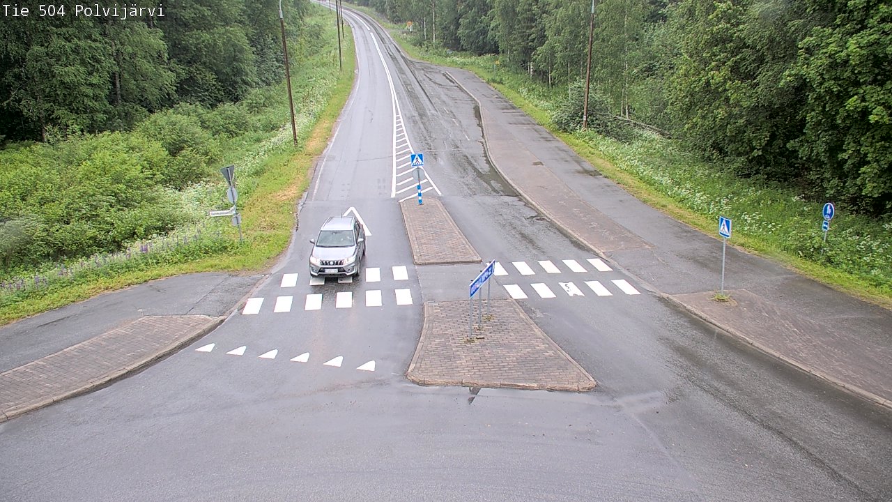Kelikamerat Kuva Tie 504 Polvijärvi, Polvijärvi, Pohjois-Karjala