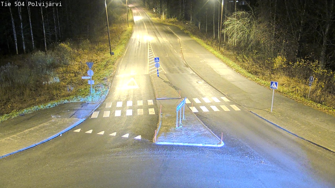 Kelikamerat Kuva Tie 504 Polvijärvi, Polvijärvi, Pohjois-Karjala
