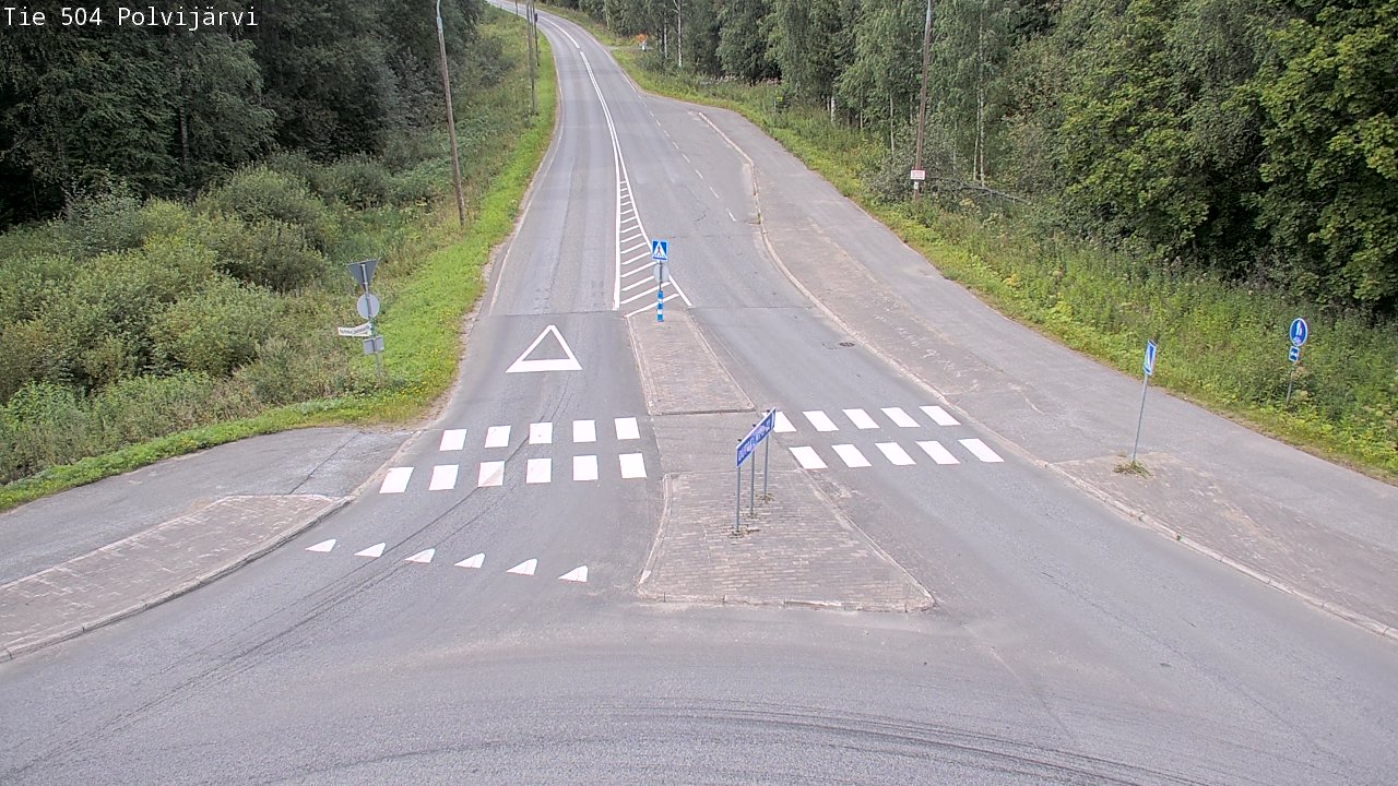 Weather Camera Image Road 504 Polvijärvi, Polvijärvi, Pohjois-Karjala