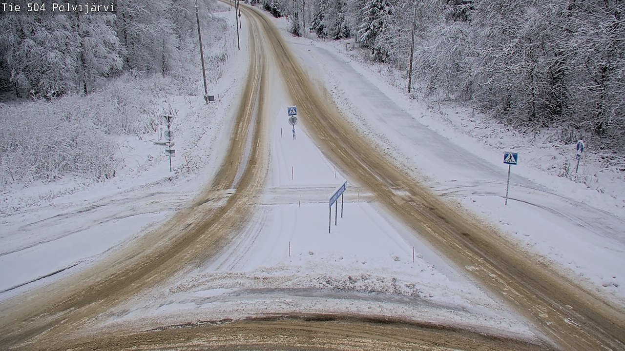 Kelikamerat Kuva Tie 504 Polvijärvi, Polvijärvi, Pohjois-Karjala