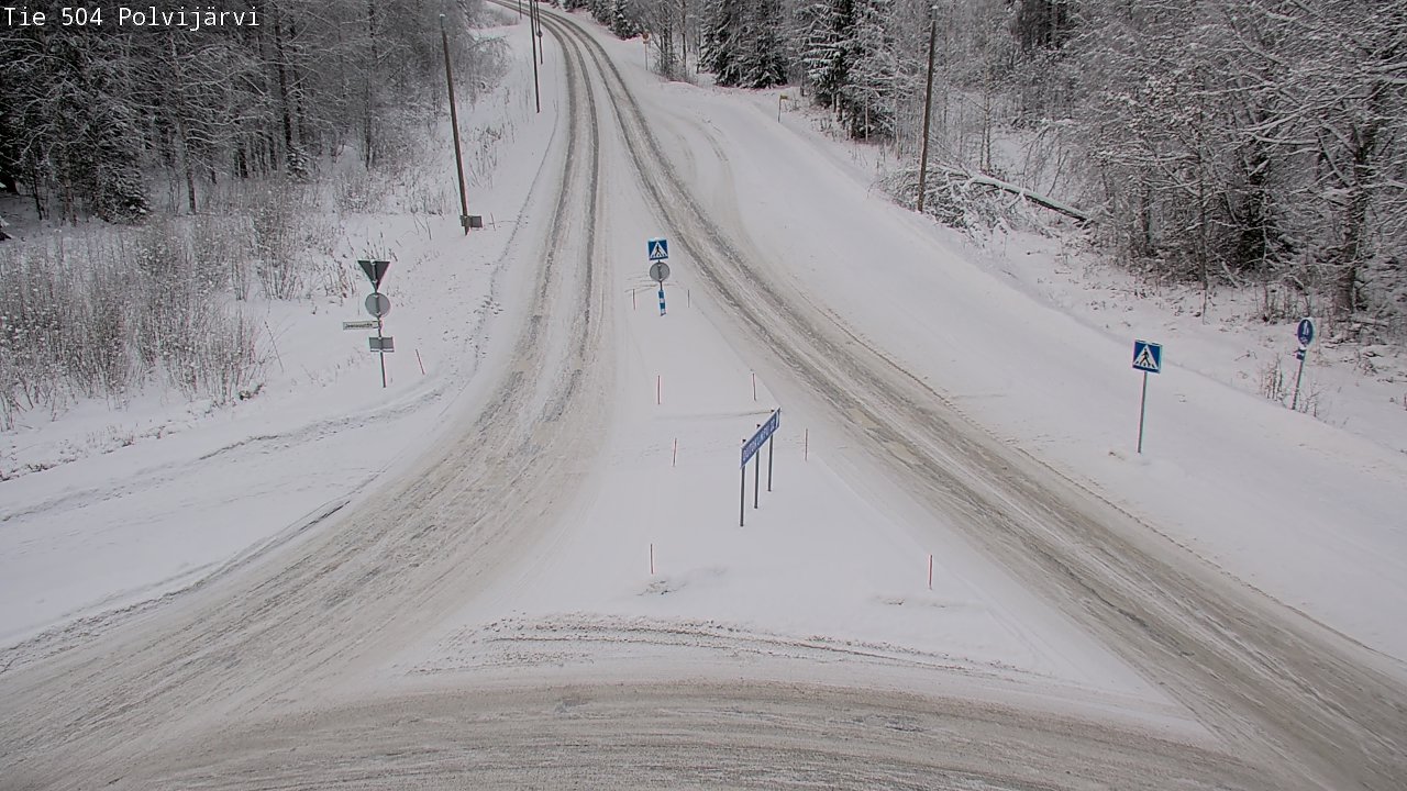 Weather Camera Image Road 504 Polvijärvi, Polvijärvi, Pohjois-Karjala