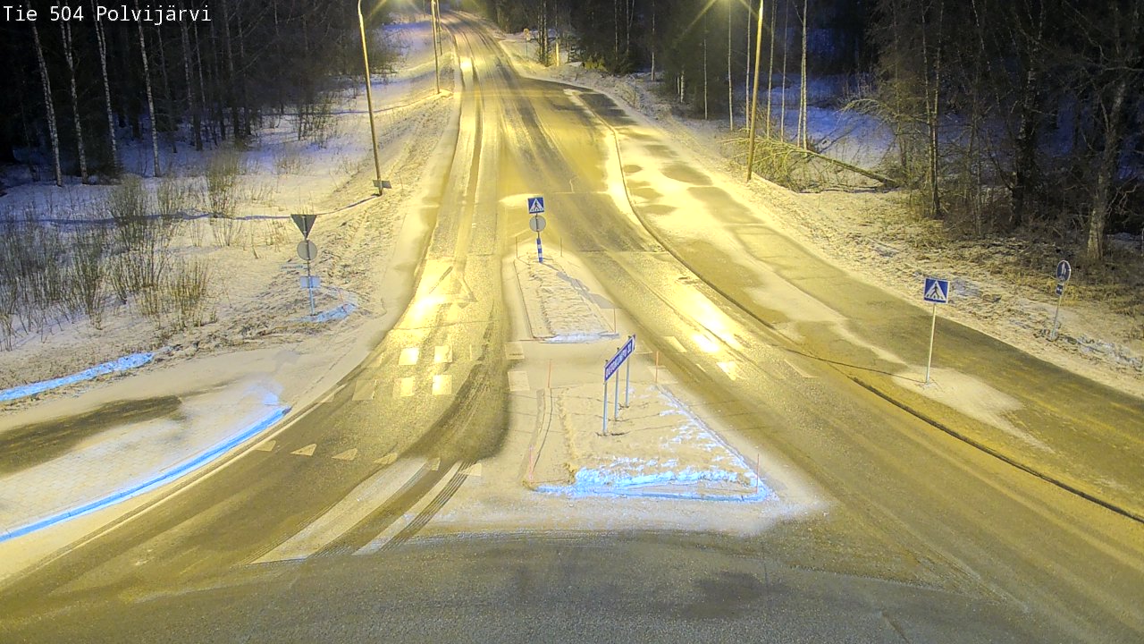 Kelikamerat Kuva Tie 504 Polvijärvi, Polvijärvi, Pohjois-Karjala