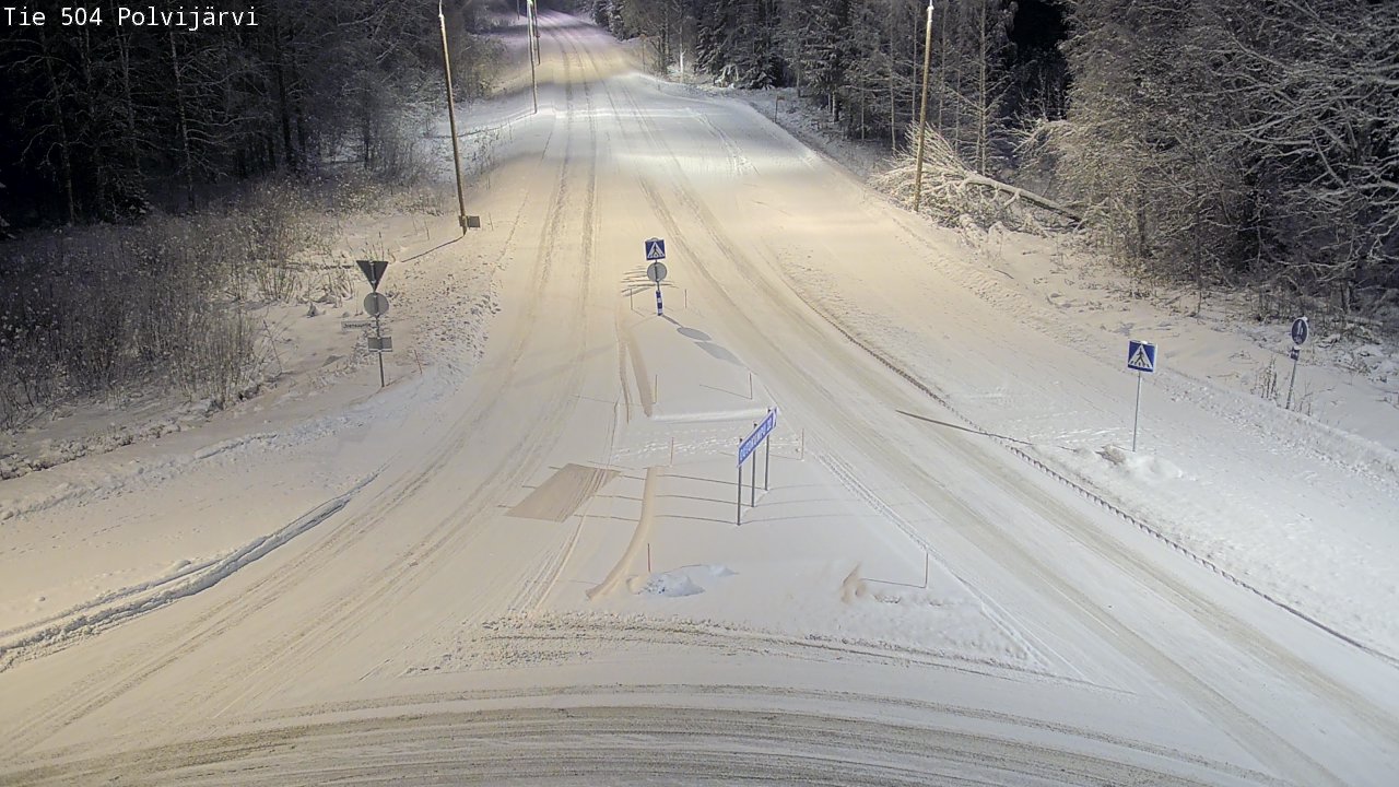 Kelikamerat Kuva Tie 504 Polvijärvi, Polvijärvi, Pohjois-Karjala