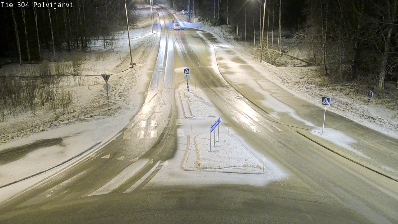Kelikamerat Kuva Tie 504 Polvijärvi, Polvijärvi, Pohjois-Karjala