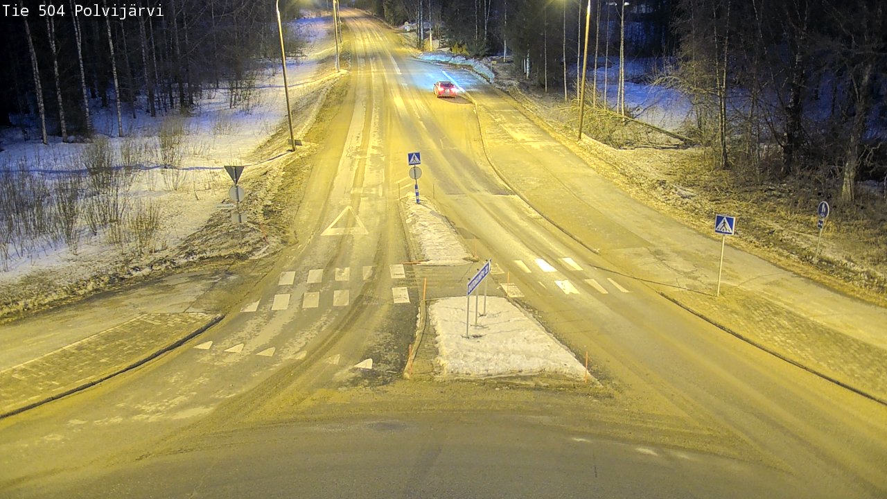 Kelikamerat Kuva Tie 504 Polvijärvi, Polvijärvi, Pohjois-Karjala