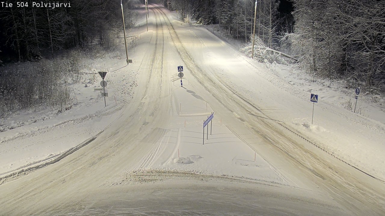 Kelikamerat Kuva Tie 504 Polvijärvi, Polvijärvi, Pohjois-Karjala