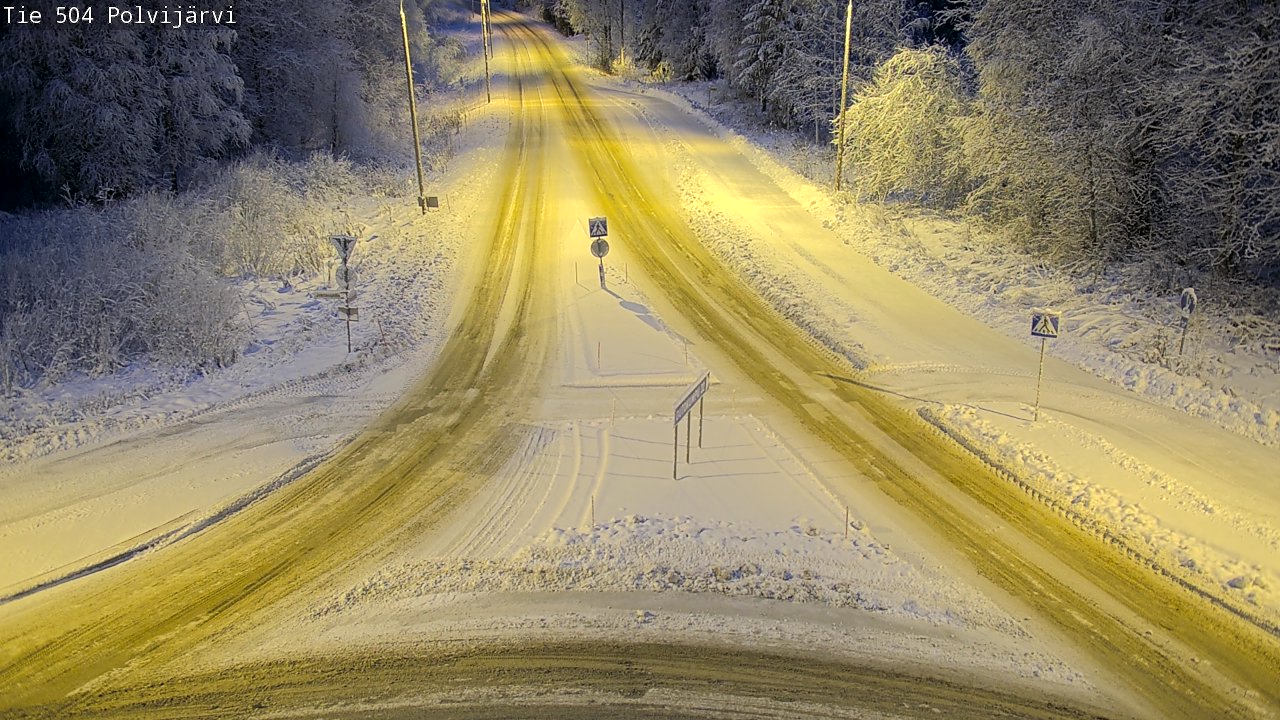 Kelikamerat Kuva Tie 504 Polvijärvi, Polvijärvi, Pohjois-Karjala