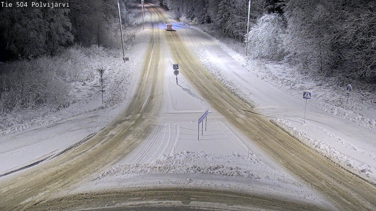 Kelikamerat Kuva Tie 504 Polvijärvi, Polvijärvi, Pohjois-Karjala