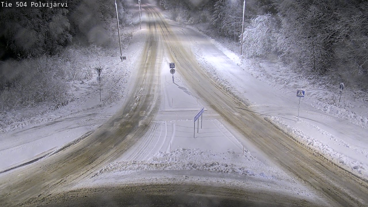 Kelikamerat Kuva Tie 504 Polvijärvi, Polvijärvi, Pohjois-Karjala