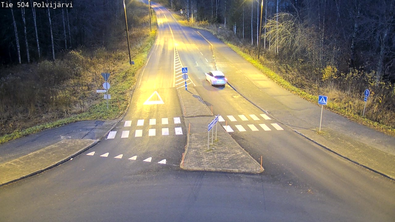 Kelikamerat Kuva Tie 504 Polvijärvi, Polvijärvi, Pohjois-Karjala