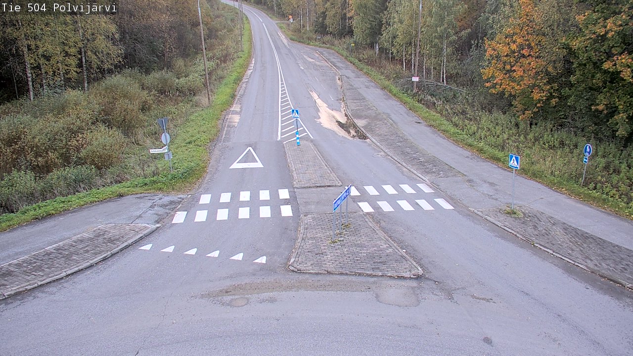 Weather Camera Image Road 504 Polvijärvi, Polvijärvi, Pohjois-Karjala