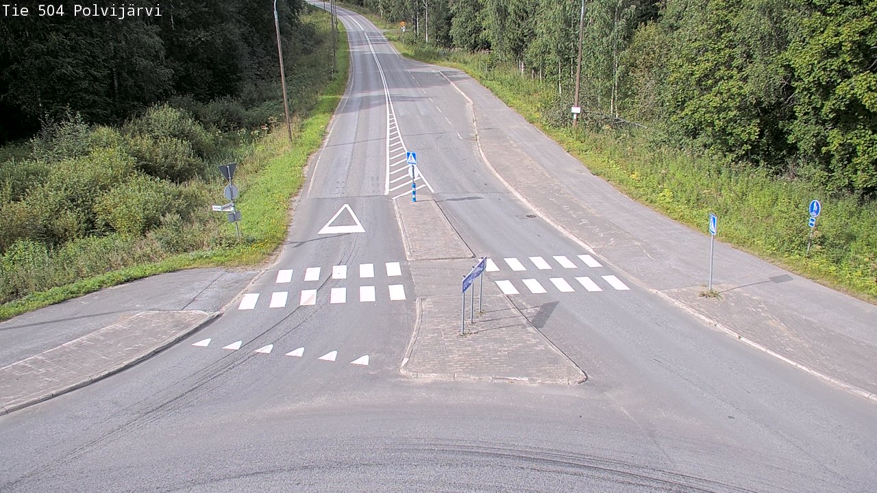Kelikamerat Kuva Tie 504 Polvijärvi, Polvijärvi, Pohjois-Karjala