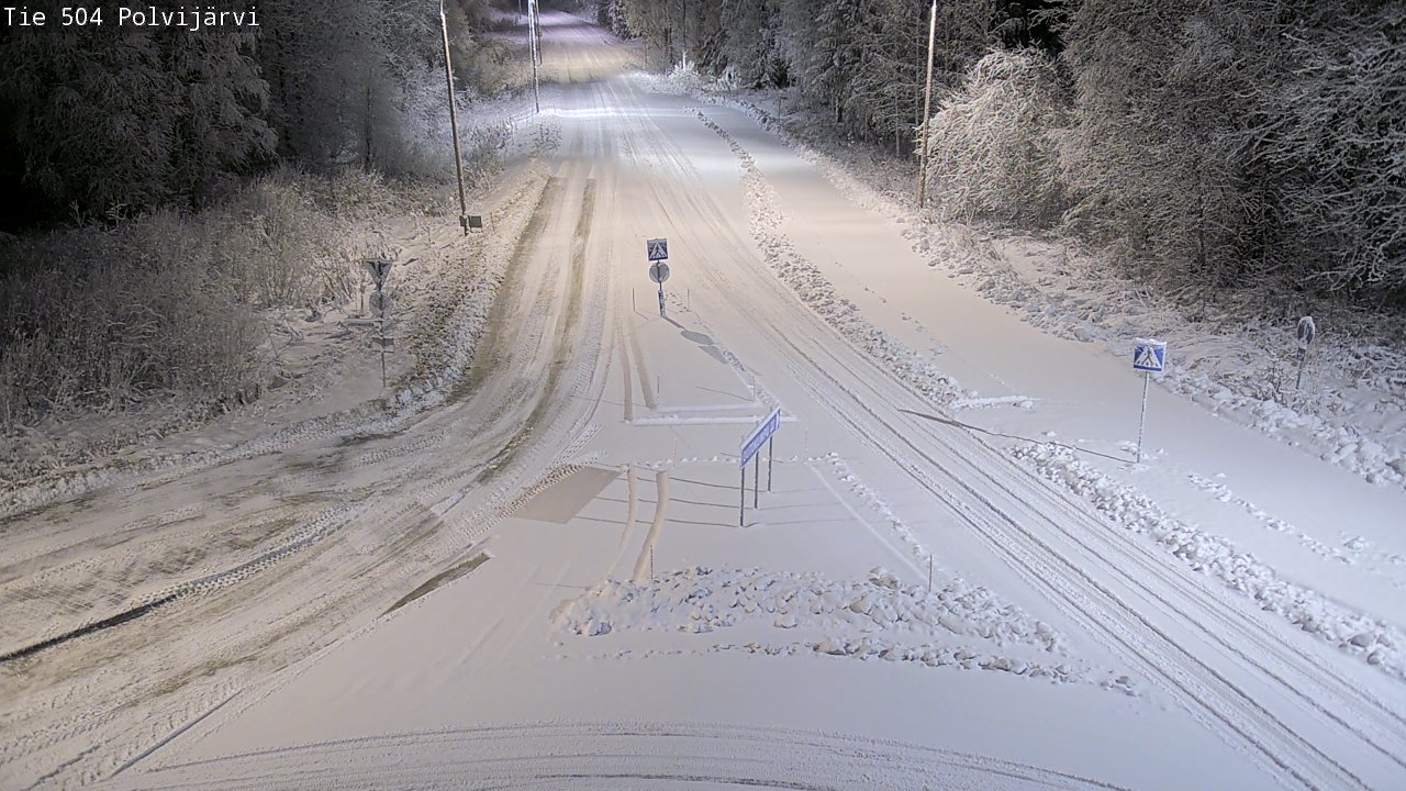 Kelikamerat Kuva Tie 504 Polvijärvi, Polvijärvi, Pohjois-Karjala