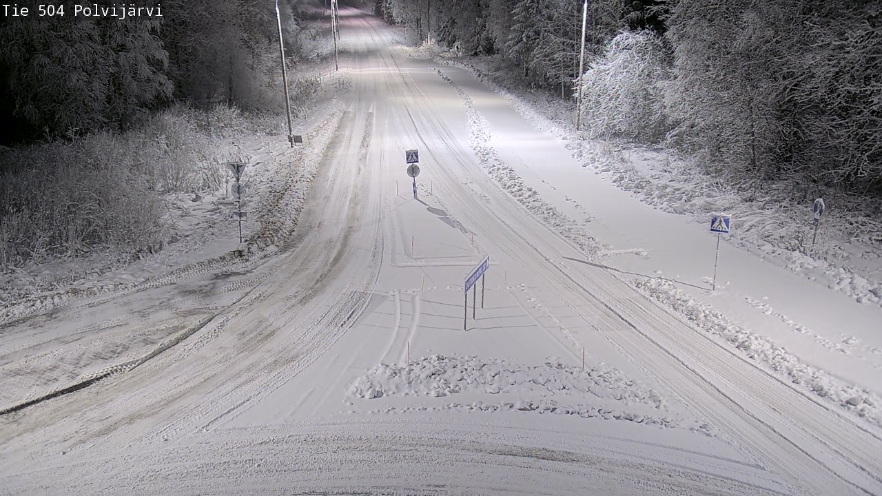 Kelikamerat Kuva Tie 504 Polvijärvi, Polvijärvi, Pohjois-Karjala