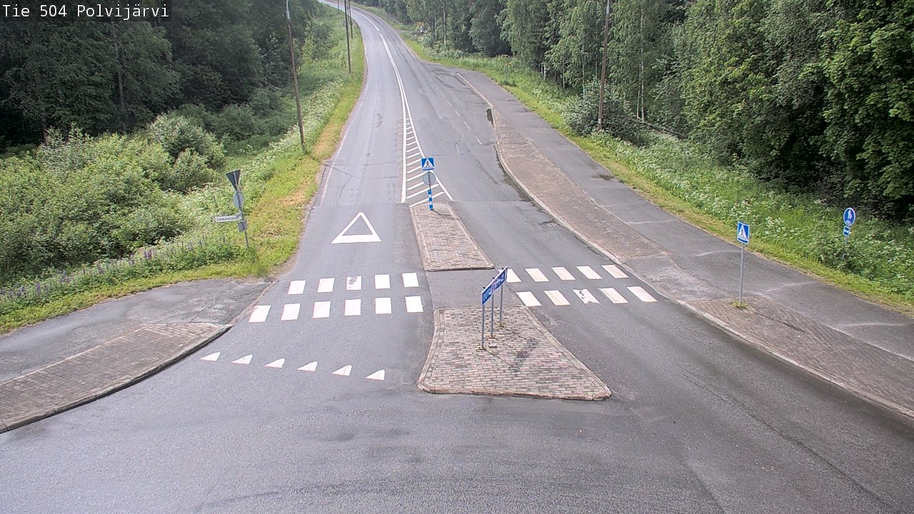 Weather Camera Image Road 504 Polvijärvi, Polvijärvi, Pohjois-Karjala