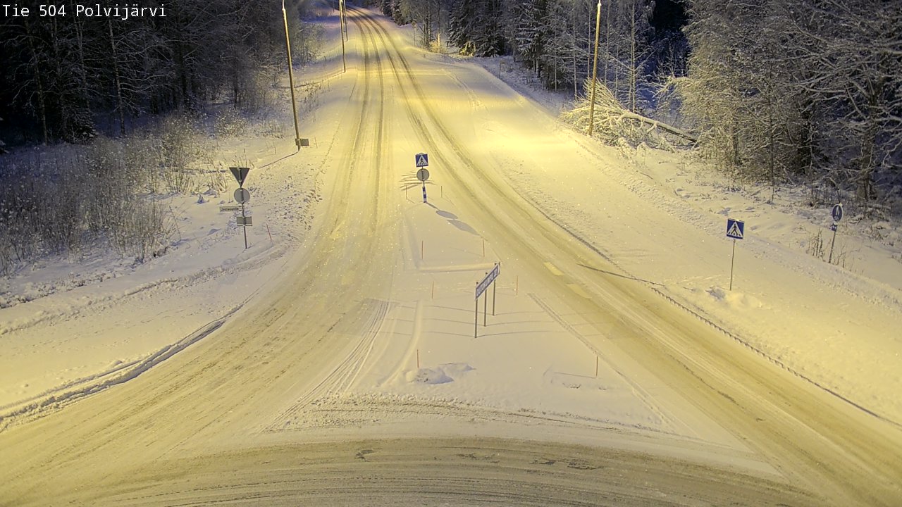 Kelikamerat Kuva Tie 504 Polvijärvi, Polvijärvi, Pohjois-Karjala
