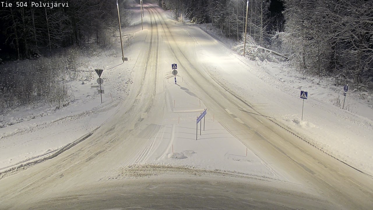 Kelikamerat Kuva Tie 504 Polvijärvi, Polvijärvi, Pohjois-Karjala