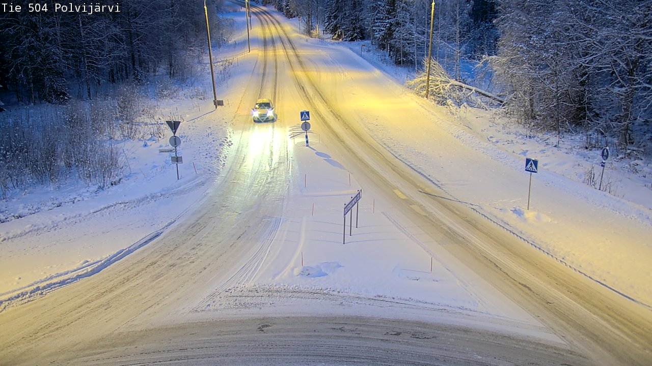 Kelikamerat Kuva Tie 504 Polvijärvi, Polvijärvi, Pohjois-Karjala