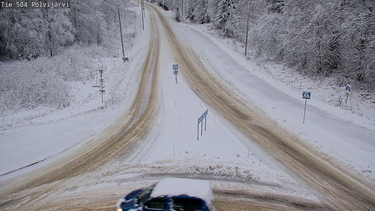 Kelikamerat Kuva Tie 504 Polvijärvi, Polvijärvi, Pohjois-Karjala