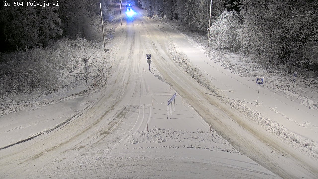 Kelikamerat Kuva Tie 504 Polvijärvi, Polvijärvi, Pohjois-Karjala