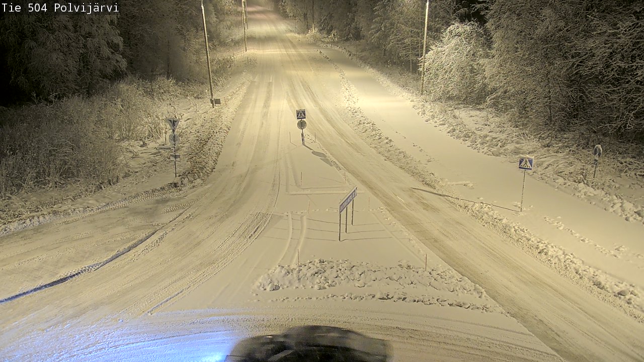 Kelikamerat Kuva Tie 504 Polvijärvi, Polvijärvi, Pohjois-Karjala