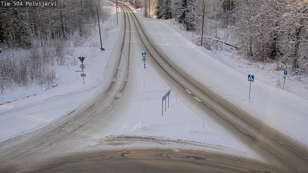 Kelikamerat Kuva Tie 504 Polvijärvi, Polvijärvi, Pohjois-Karjala