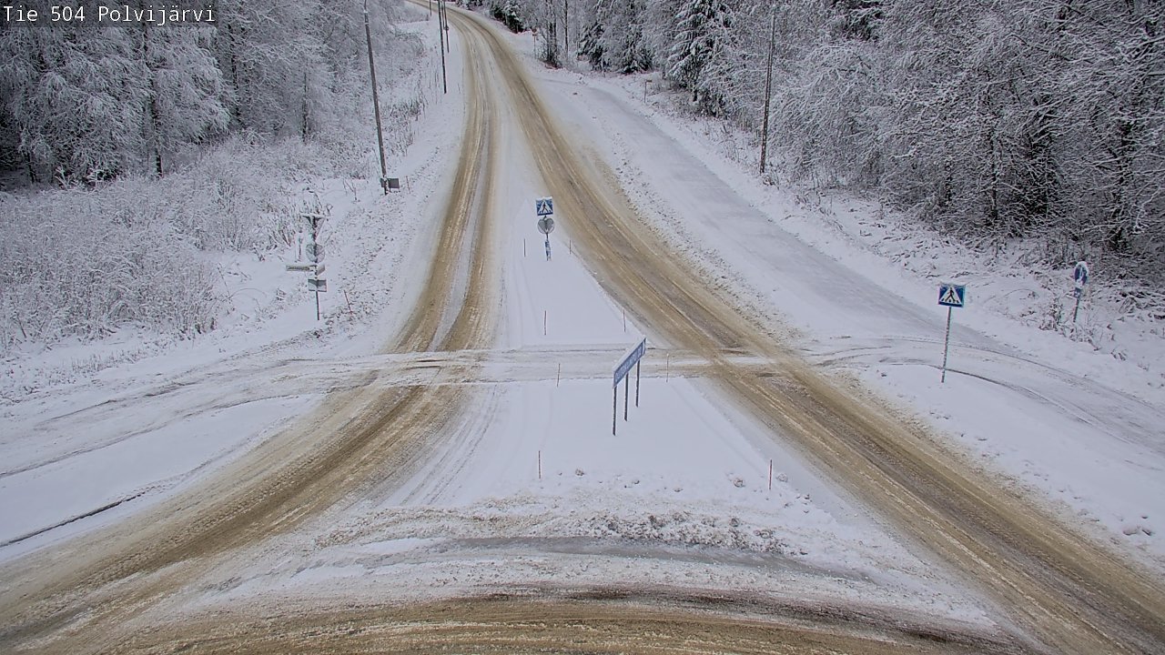 Kelikamerat Kuva Tie 504 Polvijärvi, Polvijärvi, Pohjois-Karjala
