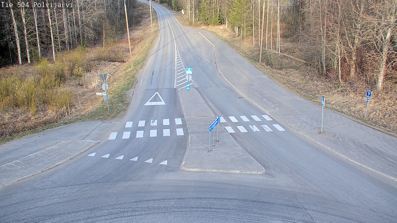 Weather Camera Image Road 504 Polvijärvi, Polvijärvi, Pohjois-Karjala