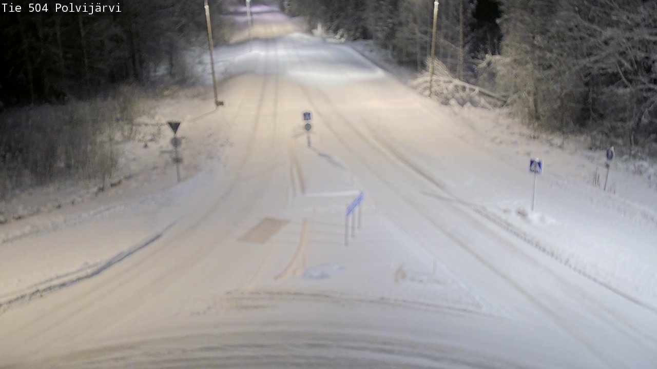 Kelikamerat Kuva Tie 504 Polvijärvi, Polvijärvi, Pohjois-Karjala