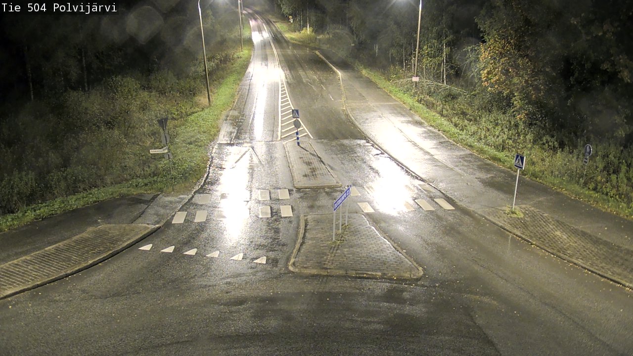 Weather Camera Image Road 504 Polvijärvi, Polvijärvi, Pohjois-Karjala