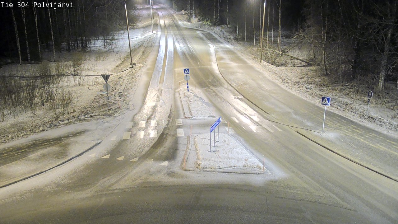 Kelikamerat Kuva Tie 504 Polvijärvi, Polvijärvi, Pohjois-Karjala