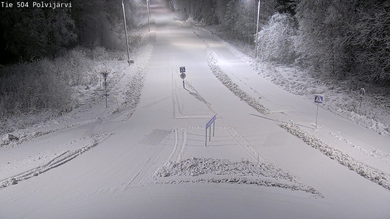Kelikamerat Kuva Tie 504 Polvijärvi, Polvijärvi, Pohjois-Karjala