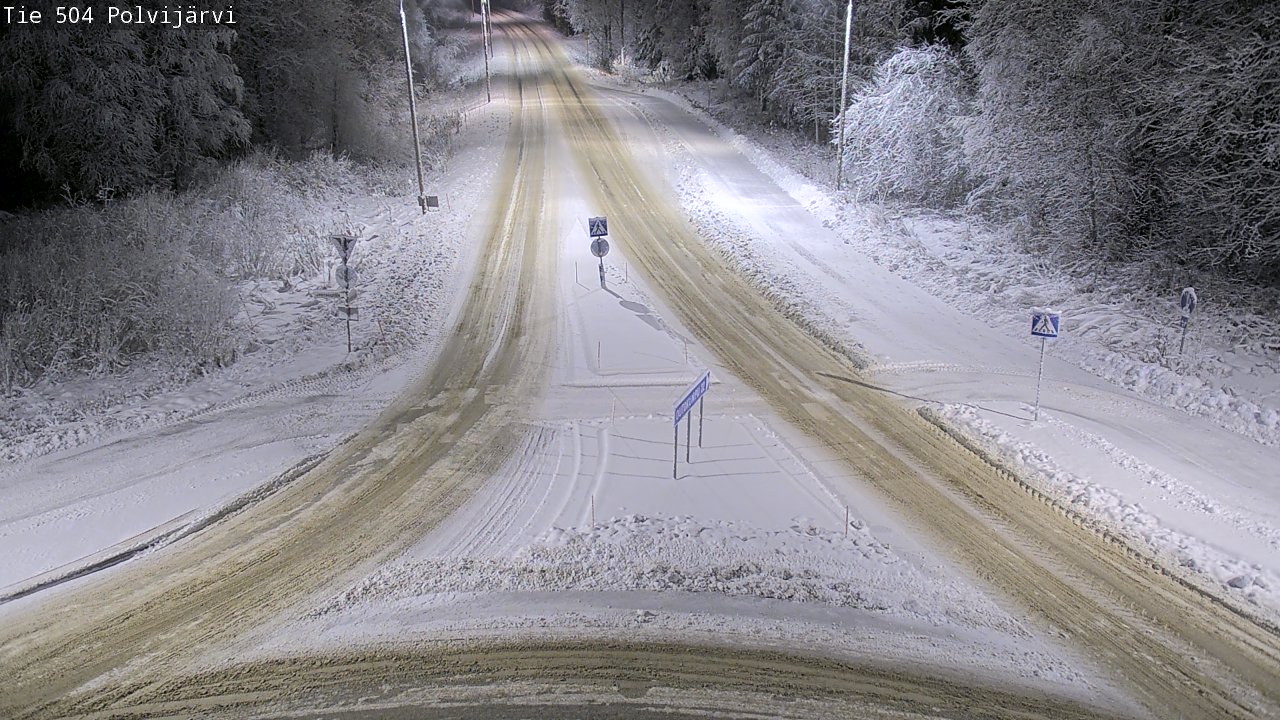 Kelikamerat Kuva Tie 504 Polvijärvi, Polvijärvi, Pohjois-Karjala
