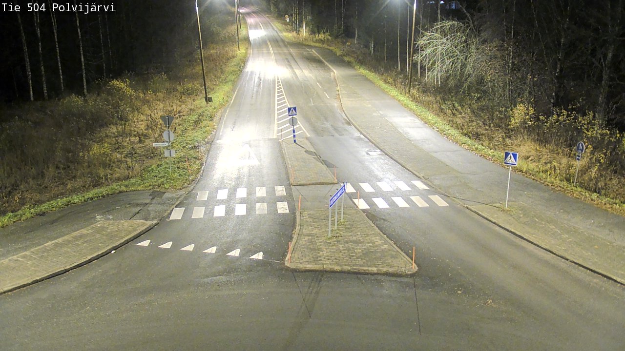 Kelikamerat Kuva Tie 504 Polvijärvi, Polvijärvi, Pohjois-Karjala