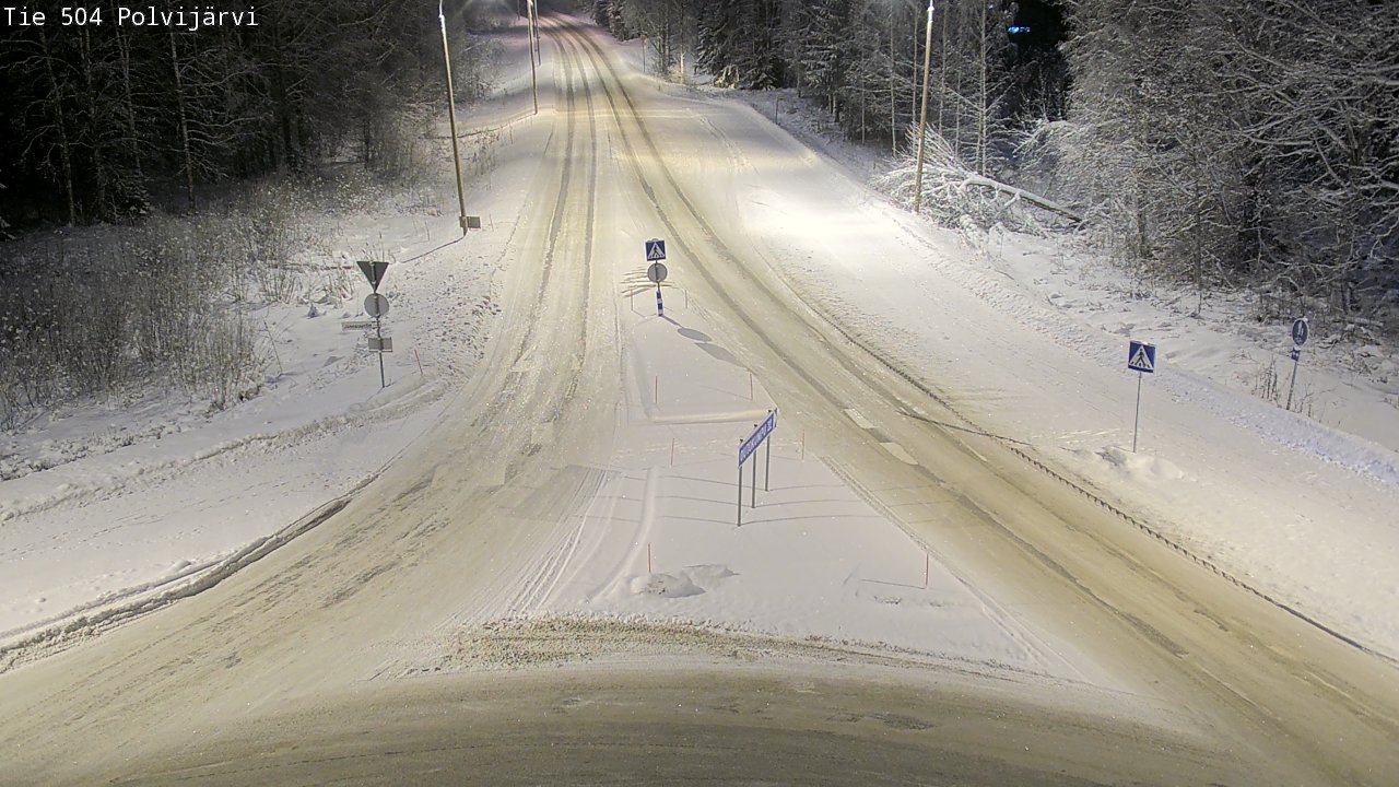 Kelikamerat Kuva Tie 504 Polvijärvi, Polvijärvi, Pohjois-Karjala