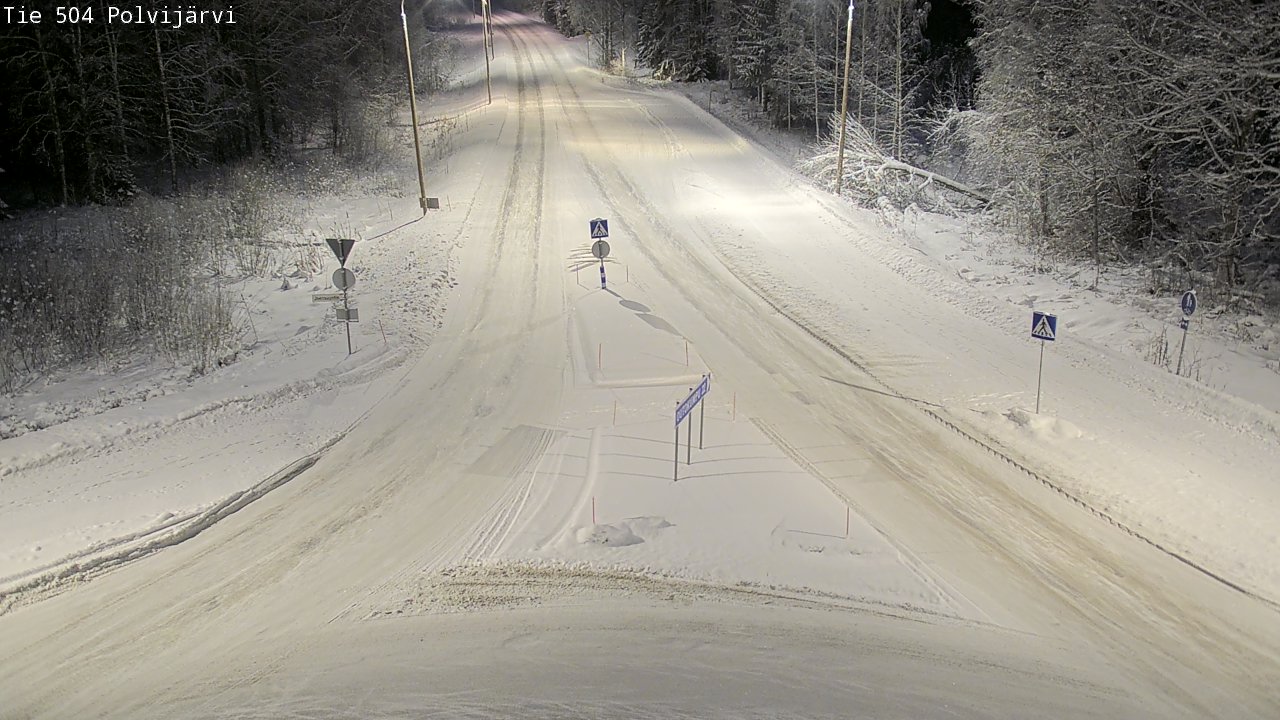 Kelikamerat Kuva Tie 504 Polvijärvi, Polvijärvi, Pohjois-Karjala