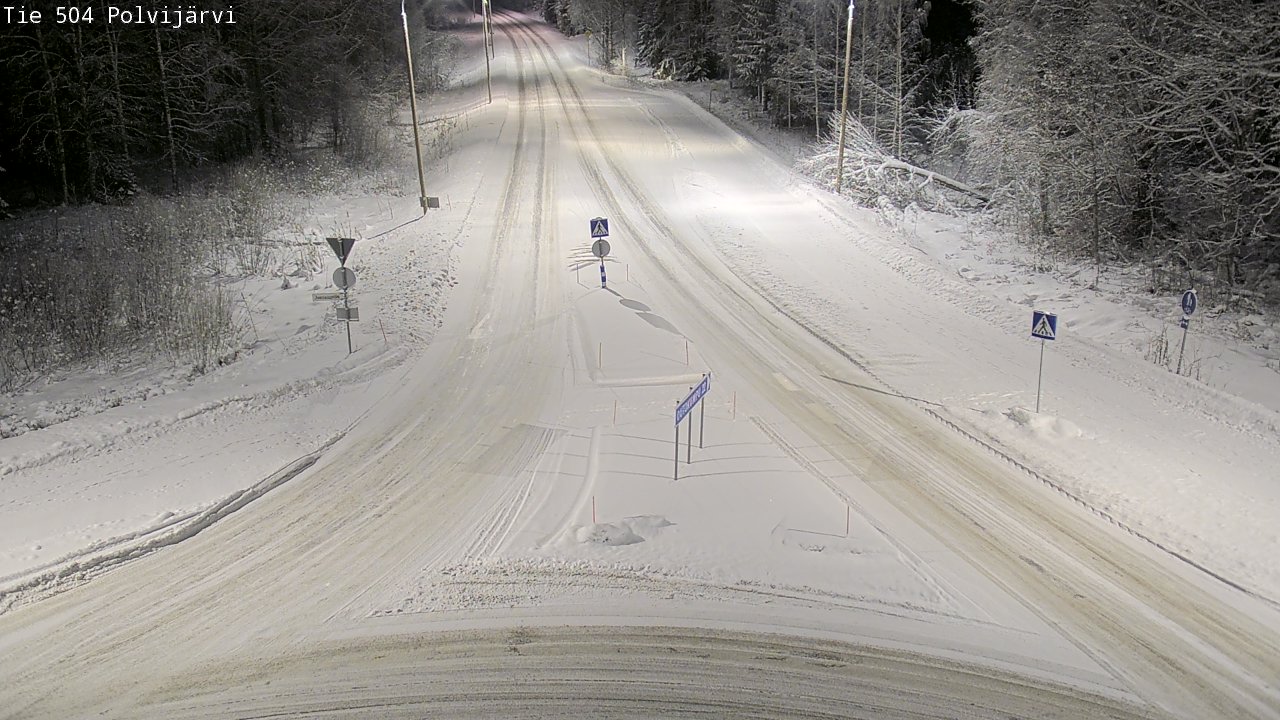 Kelikamerat Kuva Tie 504 Polvijärvi, Polvijärvi, Pohjois-Karjala