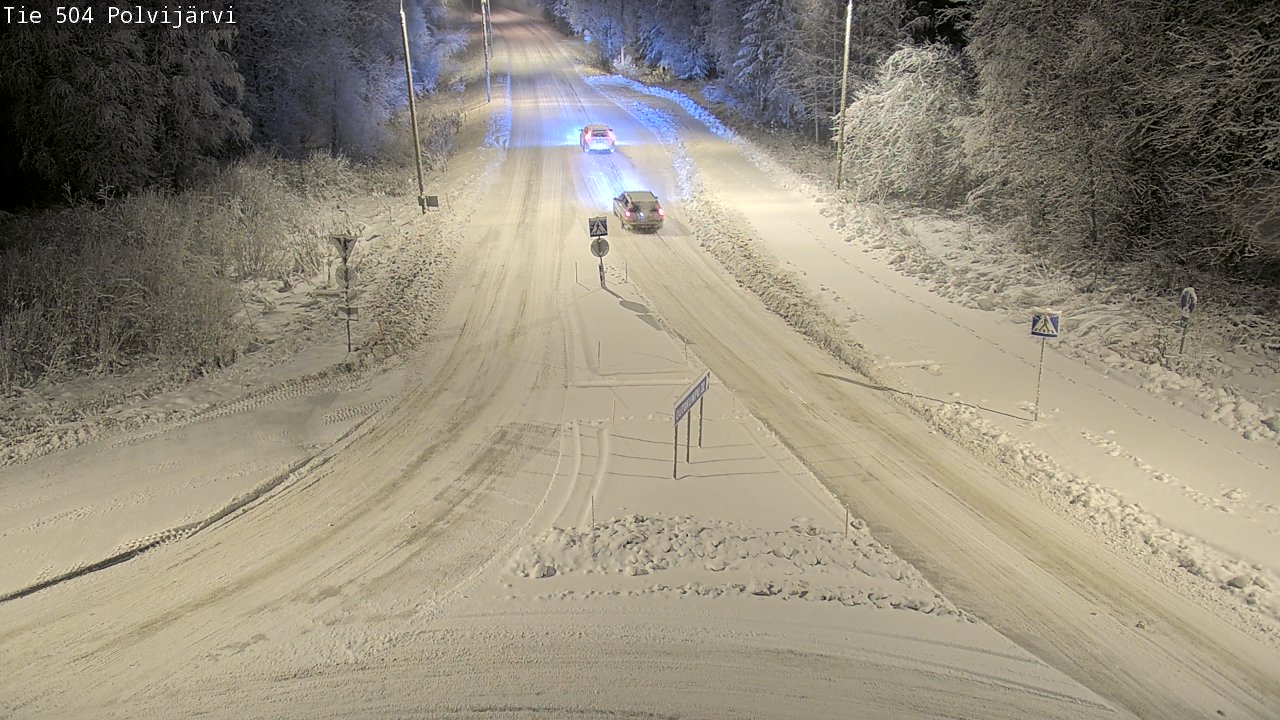 Kelikamerat Kuva Tie 504 Polvijärvi, Polvijärvi, Pohjois-Karjala